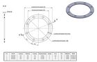 Flange seal Ø172mm, 90 Shore A/4mm